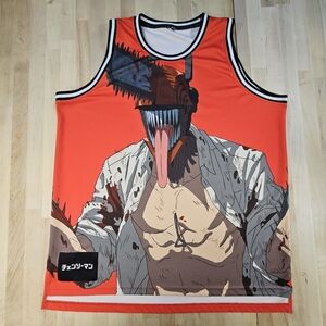 Chainsaw Man Jersey Hot Topic Size XLARGE Denji Anime 26-10